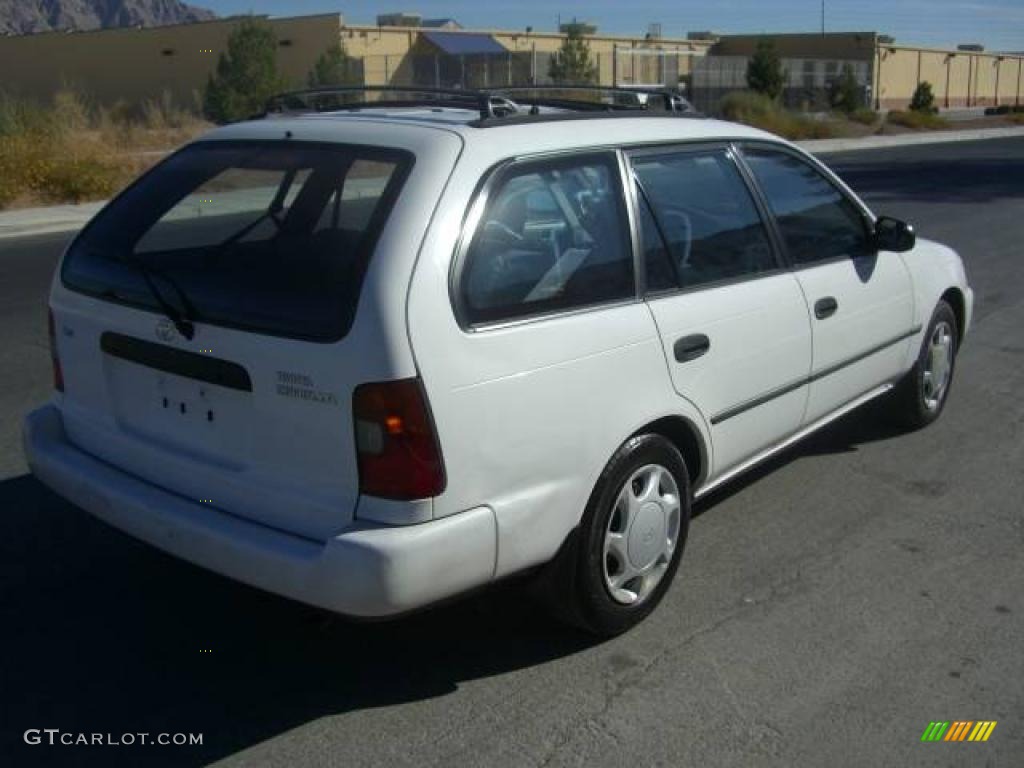 1996 Corolla DX Wagon - Super White / Gray photo #10