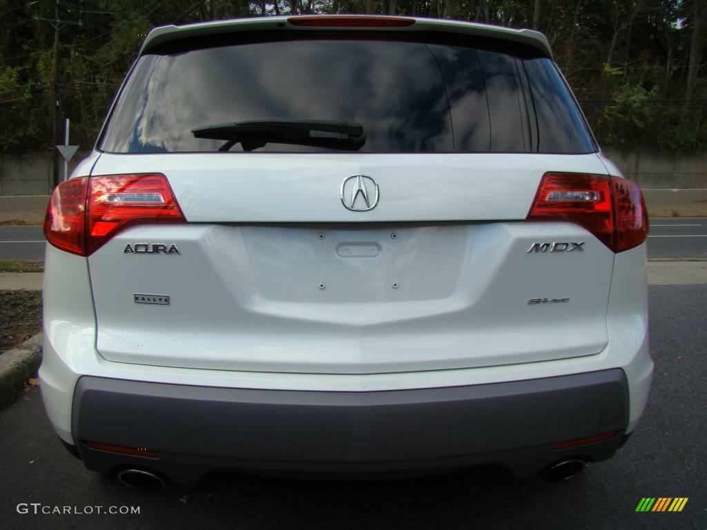 2007 MDX  - Aspen White Pearl / Parchment photo #5