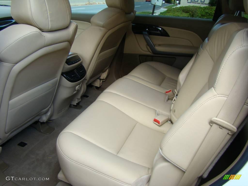 2007 MDX  - Aspen White Pearl / Parchment photo #12