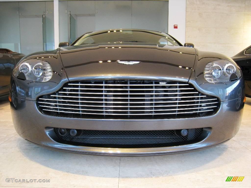 2009 V8 Vantage Coupe - Meteorite Silver / Iron Ore Red photo #8