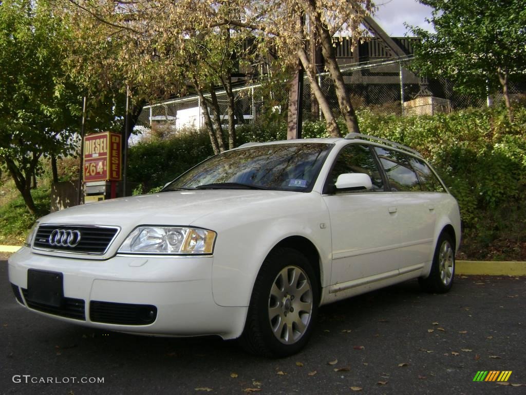 2001 A6 2.8 quattro Avant - Casablanca White / Onyx photo #34
