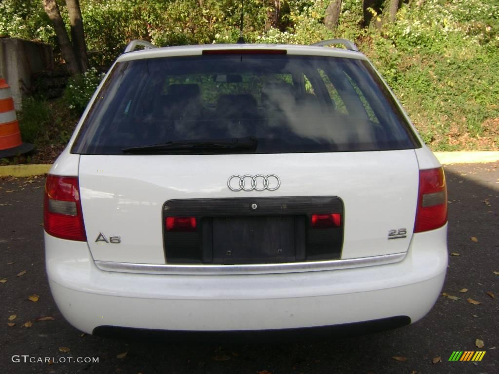 2001 A6 2.8 quattro Avant - Casablanca White / Onyx photo #37