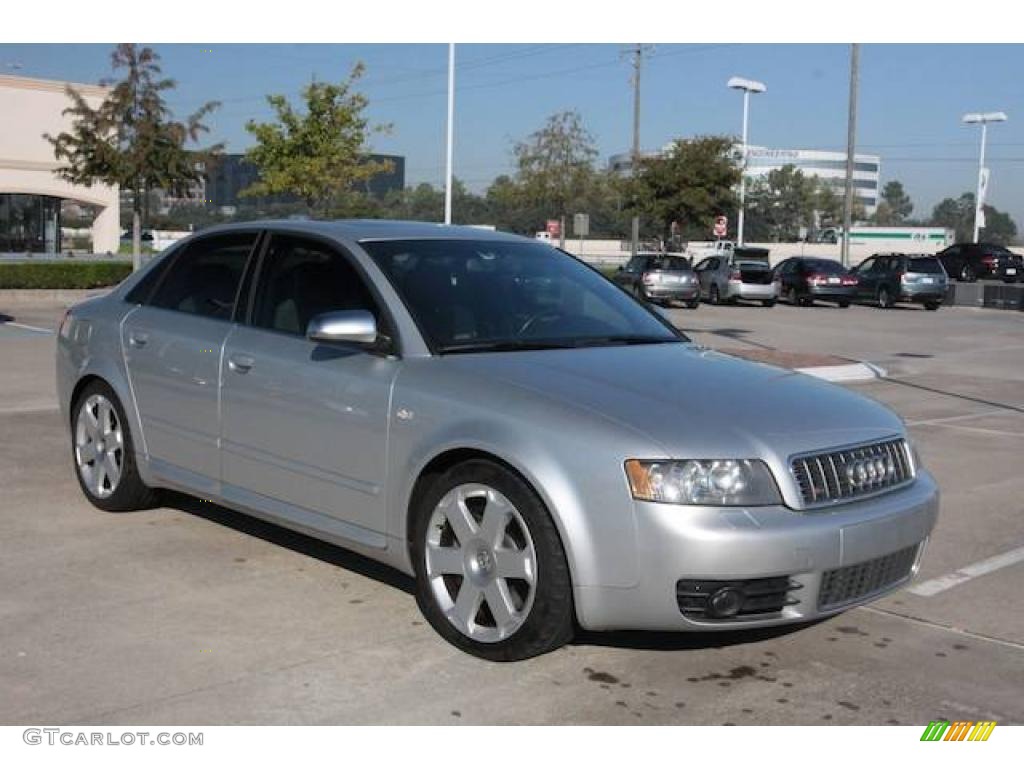 Light Silver Metallic 2004 Audi S4 4.2 quattro Sedan Exterior Photo #21249094