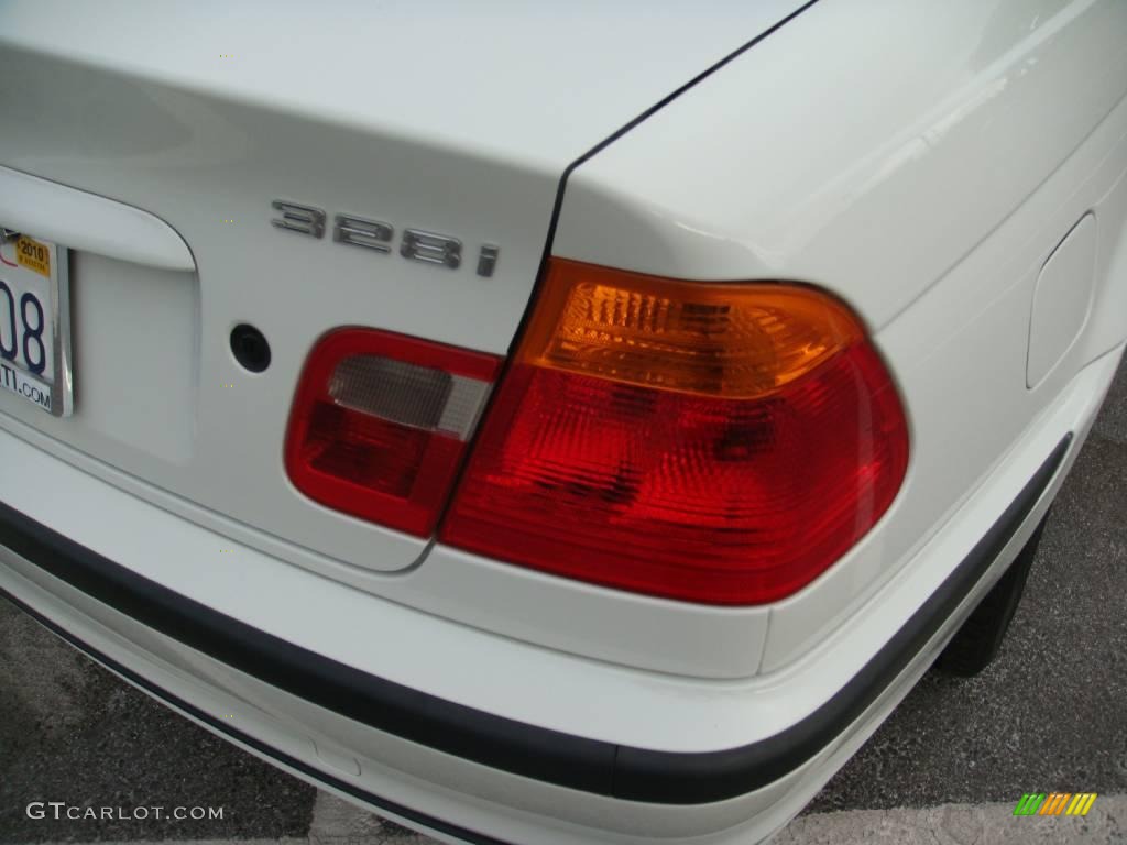 2000 3 Series 328i Sedan - Alpine White / Grey photo #16