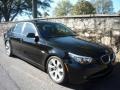 2008 Jet Black BMW 5 Series 535i Sedan  photo #1