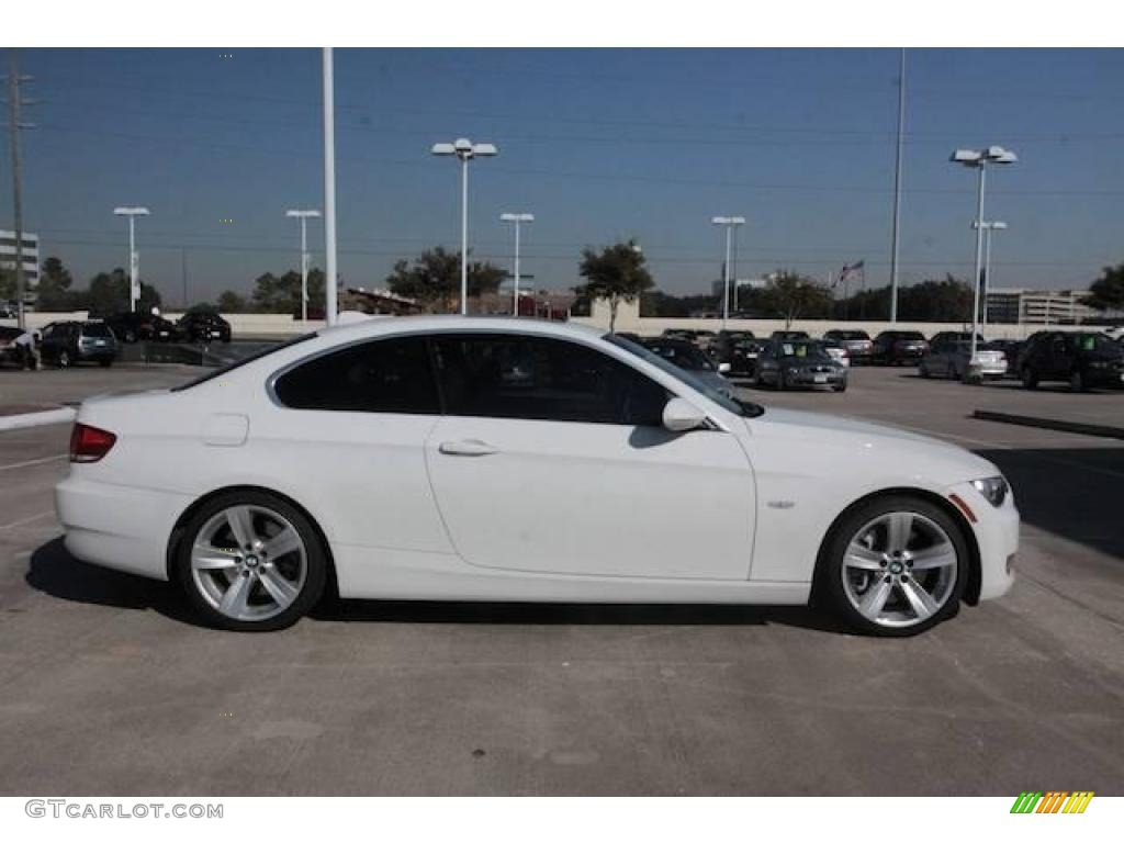 2008 3 Series 335i Coupe - Alpine White / Saddle Brown/Black photo #11