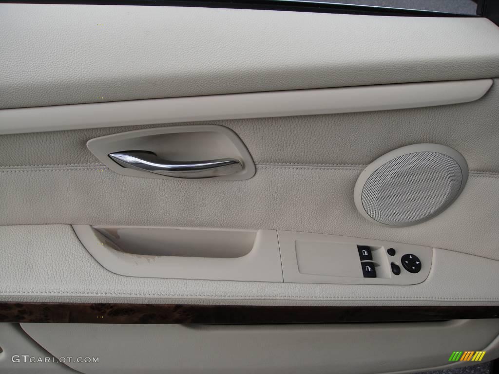 2007 3 Series 328xi Coupe - Jet Black / Cream Beige photo #8