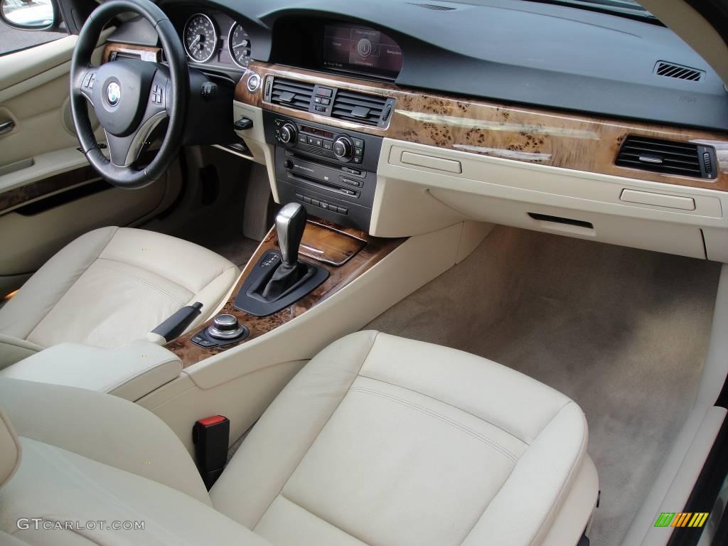 2007 3 Series 328xi Coupe - Jet Black / Cream Beige photo #12