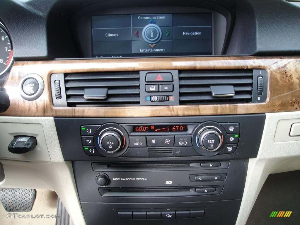 2007 3 Series 328xi Coupe - Jet Black / Cream Beige photo #13