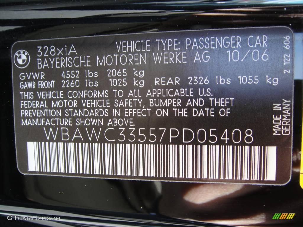2007 3 Series 328xi Coupe - Jet Black / Cream Beige photo #16