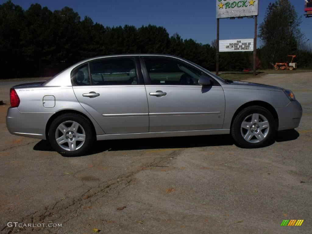 2006 Malibu LT Sedan - Silverstone Metallic / Titanium Gray photo #6