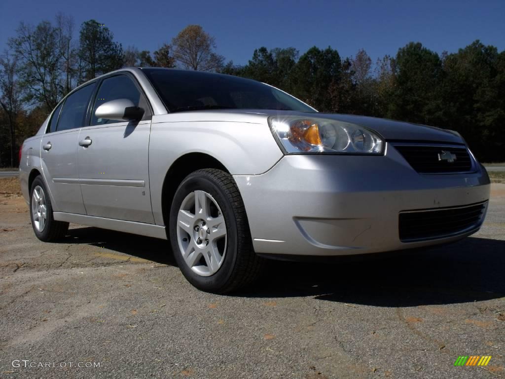 2006 Malibu LT Sedan - Silverstone Metallic / Titanium Gray photo #7