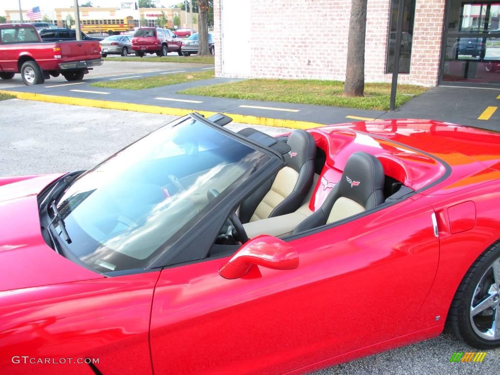 2007 Corvette Convertible - Victory Red / Cashmere photo #9