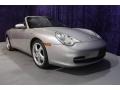 2003 Arctic Silver Metallic Porsche 911 Carrera Cabriolet  photo #1