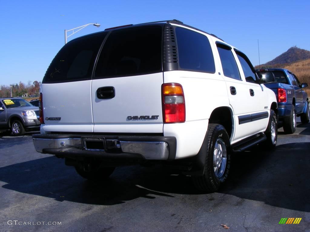 2000 Tahoe LS 4x4 - Summit White / Gray photo #4