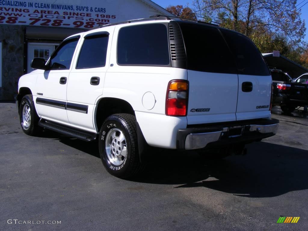 2000 Tahoe LS 4x4 - Summit White / Gray photo #9