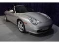 2003 Arctic Silver Metallic Porsche 911 Carrera Cabriolet  photo #10