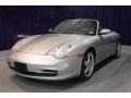 2003 Arctic Silver Metallic Porsche 911 Carrera Cabriolet  photo #21