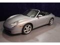 2003 Arctic Silver Metallic Porsche 911 Carrera Cabriolet  photo #25