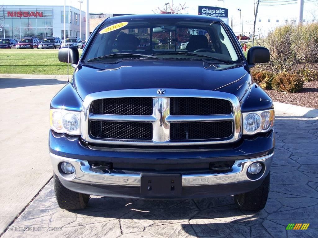 2005 Ram 2500 Big Horn Quad Cab 4x4 - Patriot Blue Pearl / Dark Slate Gray photo #6