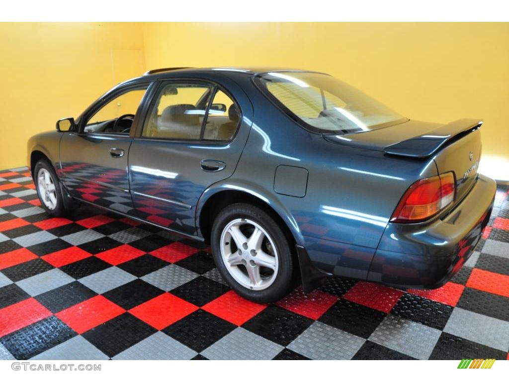 1999 Maxima SE - Lakeshore Blue / Beige photo #4