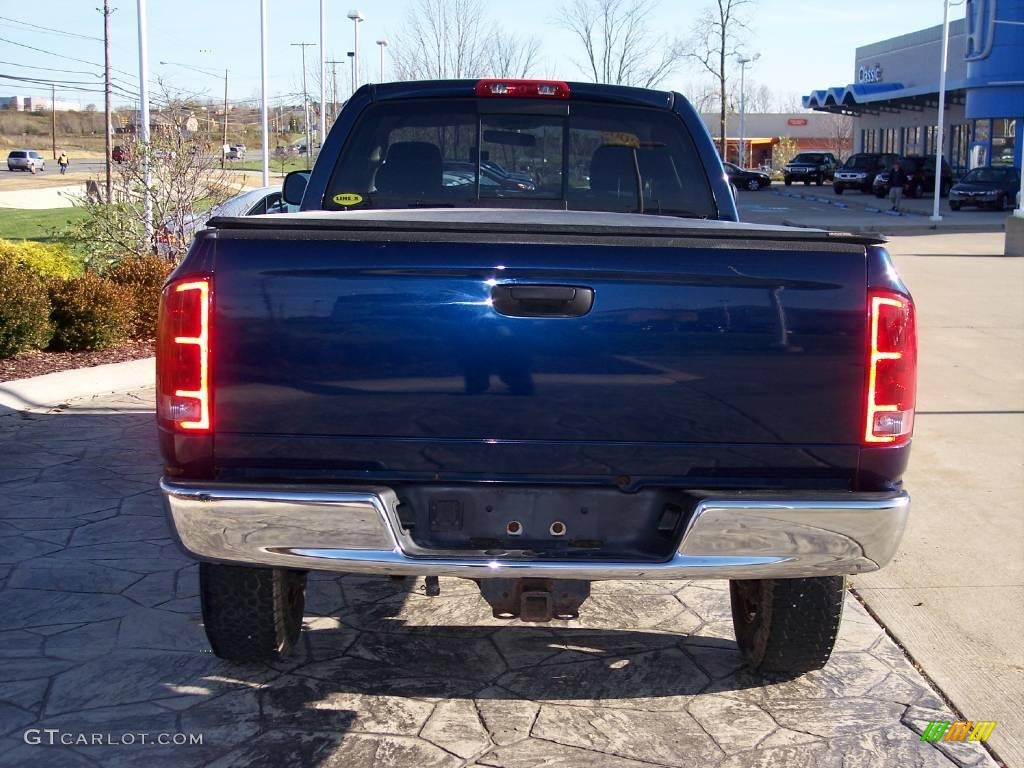 2005 Ram 2500 Big Horn Quad Cab 4x4 - Patriot Blue Pearl / Dark Slate Gray photo #7