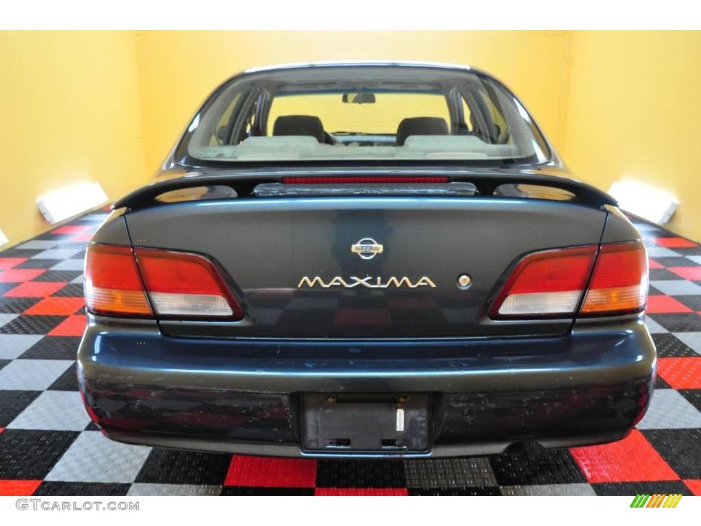 1999 Maxima SE - Lakeshore Blue / Beige photo #5
