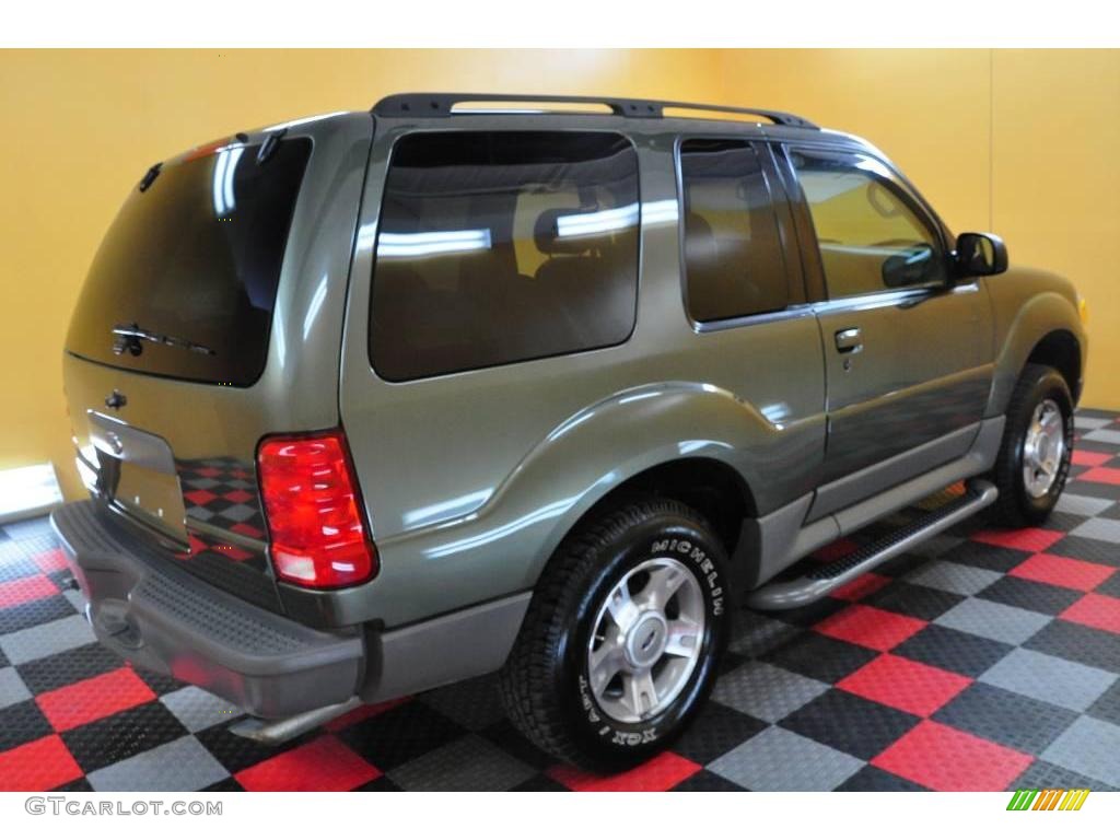 2003 Explorer Sport XLS - Estate Green Metallic / Medium Parchment Beige photo #6