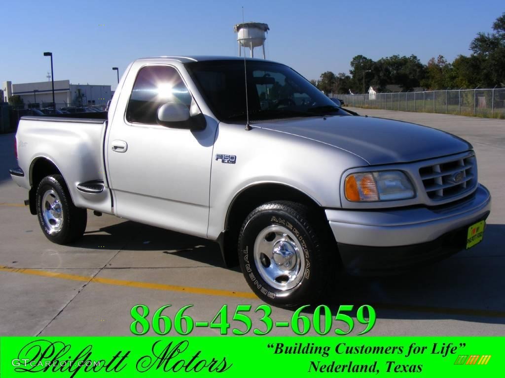 2003 F150 XL Sport Regular Cab - Silver Metallic / Medium Graphite Grey photo #1