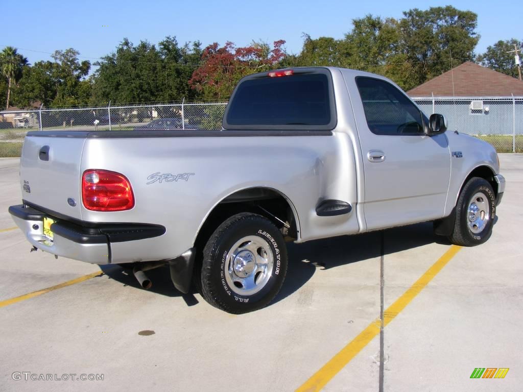 2003 F150 XL Sport Regular Cab - Silver Metallic / Medium Graphite Grey photo #3