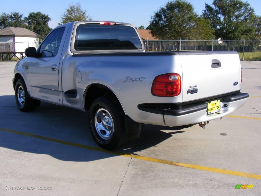 2003 F150 XL Sport Regular Cab - Silver Metallic / Medium Graphite Grey photo #5