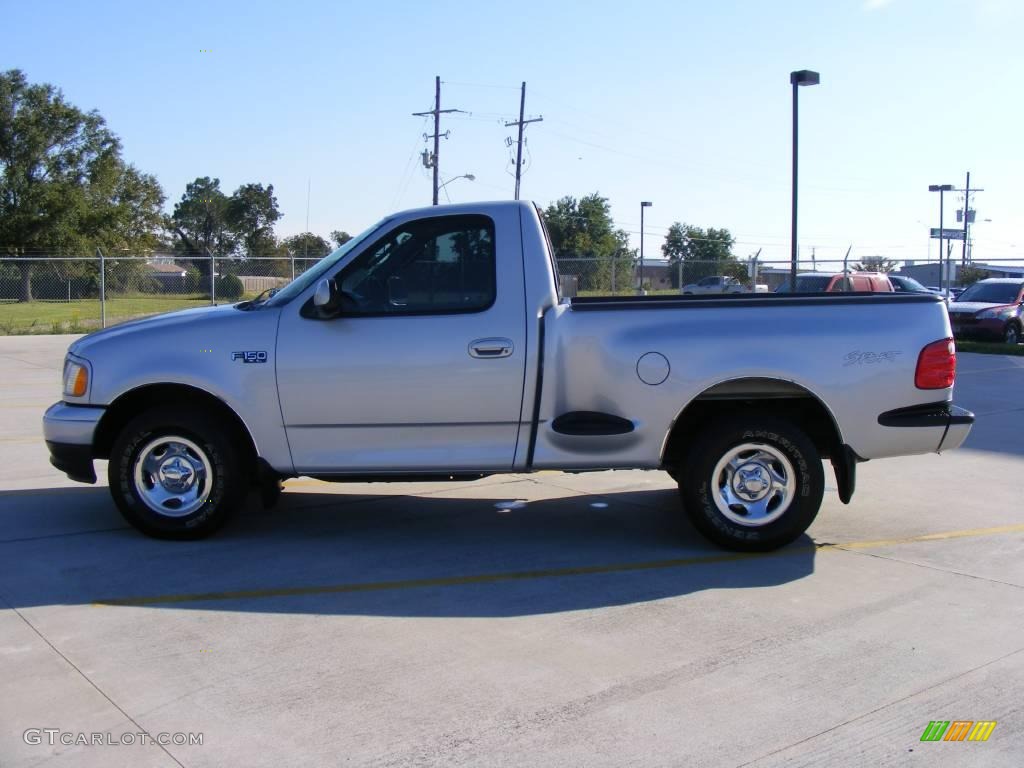 2003 F150 XL Sport Regular Cab - Silver Metallic / Medium Graphite Grey photo #6