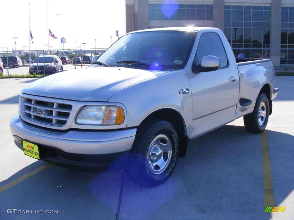 2003 F150 XL Sport Regular Cab - Silver Metallic / Medium Graphite Grey photo #7