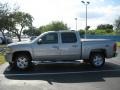 2007 Silver Birch Metallic Chevrolet Silverado 1500 LTZ Crew Cab 4x4  photo #3