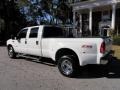 2004 Oxford White Ford F350 Super Duty Lariat Crew Cab 4x4 Dually  photo #4