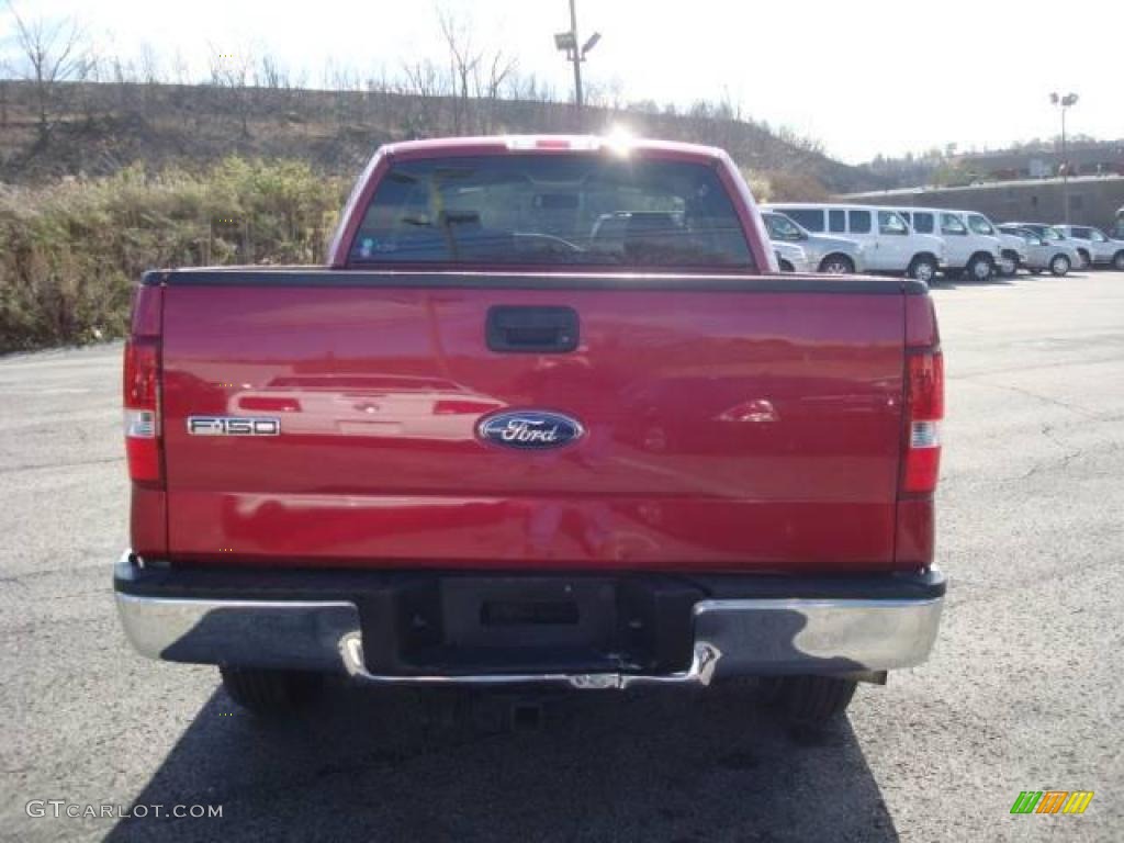 2007 F150 XLT SuperCab 4x4 - Redfire Metallic / Medium Flint photo #4