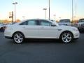 2010 White Platinum Metallic Tri-Coat Ford Taurus SHO AWD  photo #2