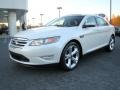 2010 White Platinum Metallic Tri-Coat Ford Taurus SHO AWD  photo #6
