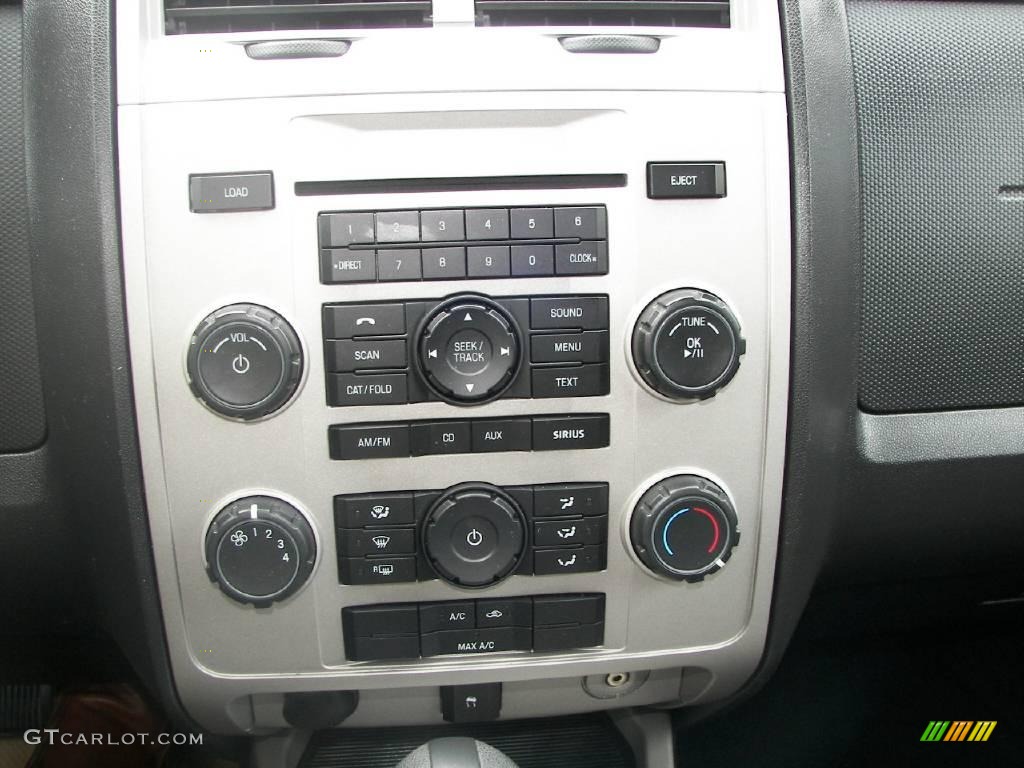 2009 Escape XLT 4WD - Black Pearl Slate Metallic / Charcoal photo #14