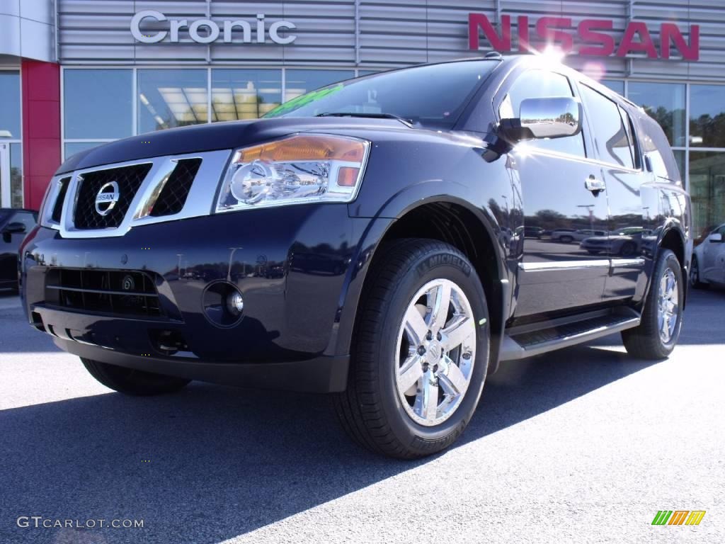 Navy Blue Pearl Nissan Armada