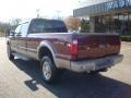 2008 Dark Toreador Red Ford F350 Super Duty King Ranch Crew Cab 4x4  photo #2