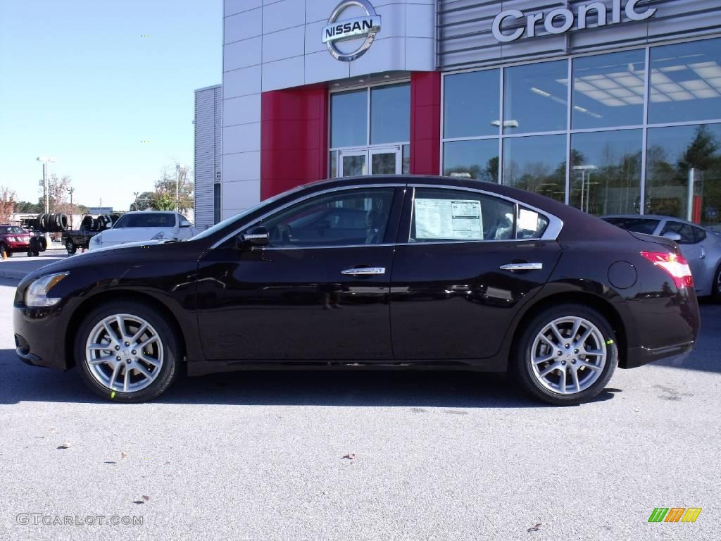 2010 Maxima 3.5 SV Premium - Crimson Black / Charcoal photo #2