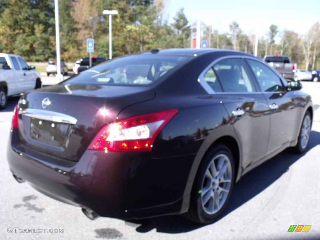 2010 Maxima 3.5 SV Premium - Crimson Black / Charcoal photo #5