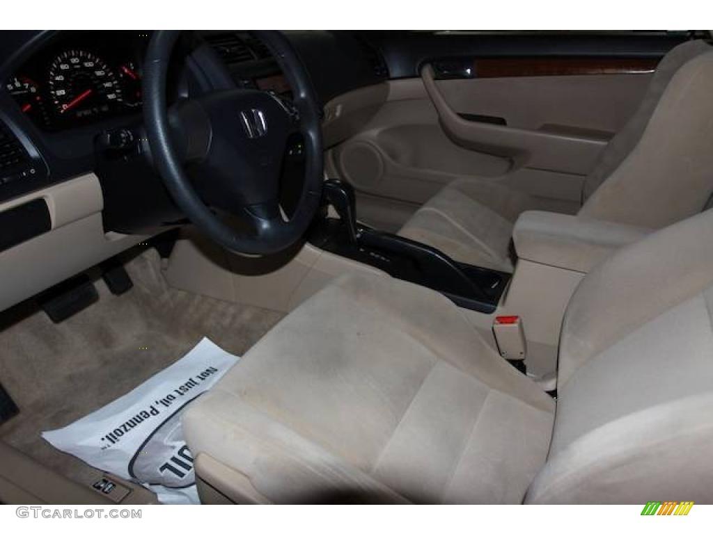 2007 Accord LX Coupe - Taffeta White / Ivory photo #5