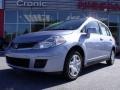 2010 Arctic Blue Metallic Nissan Versa 1.8 S Hatchback  photo #1