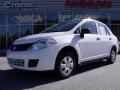 Fresh Powder White 2010 Nissan Versa 1.6 Sedan