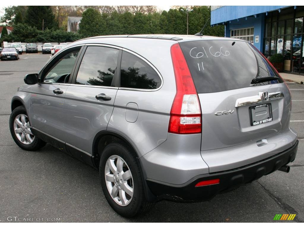 2008 CR-V EX 4WD - Whistler Silver Metallic / Gray photo #8