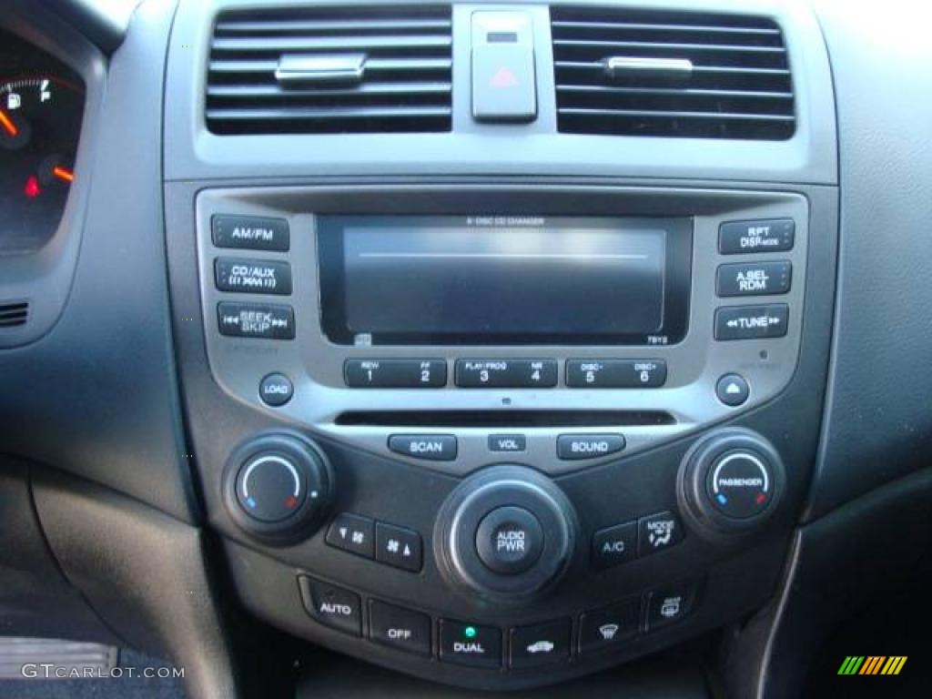 2007 Accord EX-L Coupe - Nighthawk Black Pearl / Black photo #13