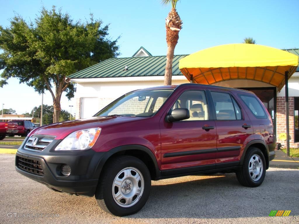 2005 CR-V LX - Redondo Red Pearl / Ivory photo #1