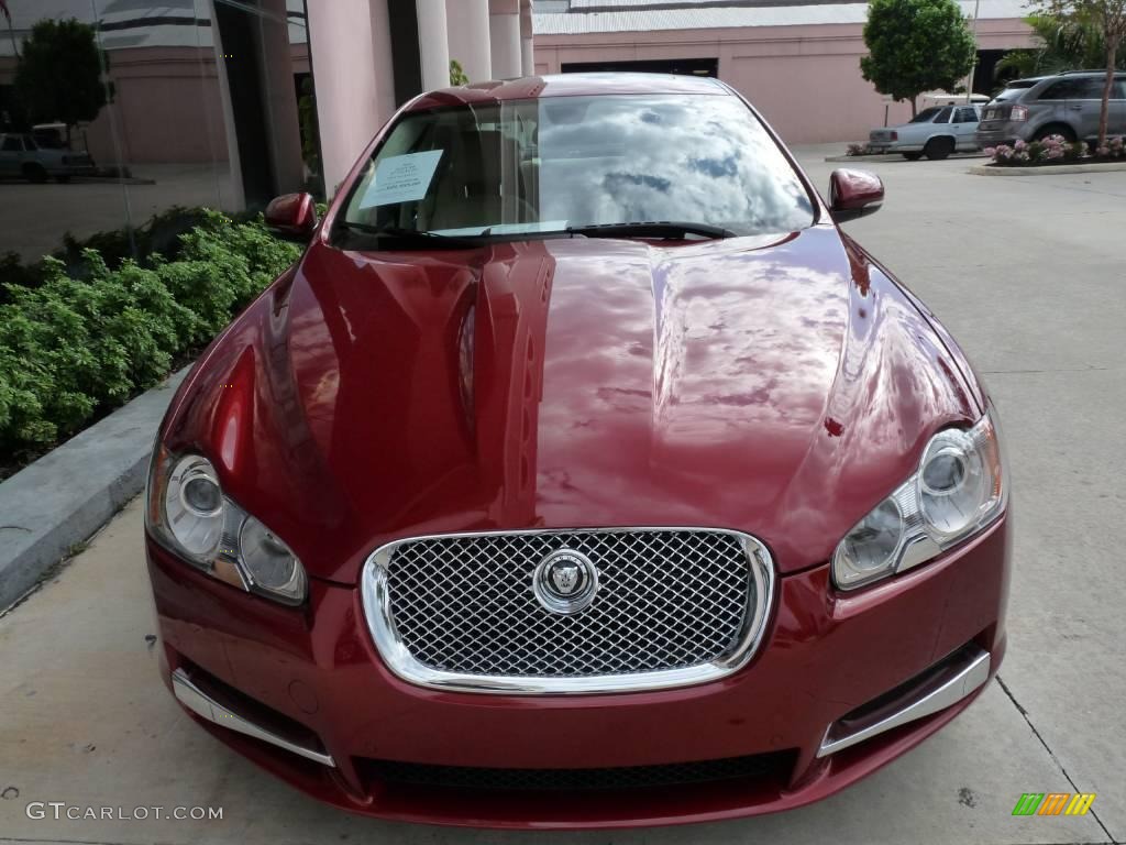 2010 XF Sport Sedan - Claret Red Metallic / Barley photo #2